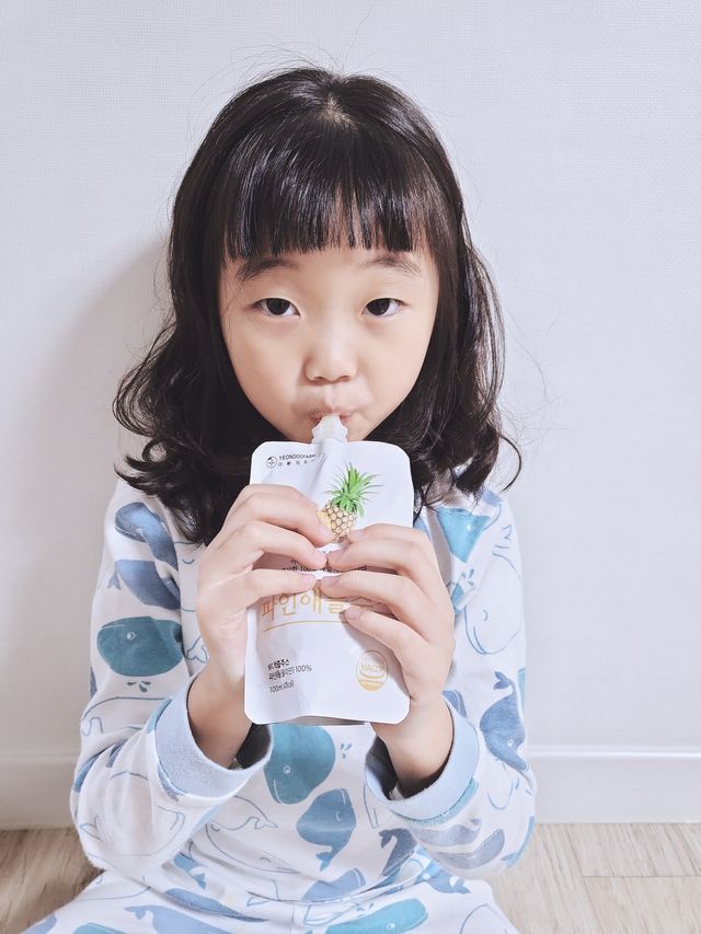[연두팜] 파인애플주스 100ml 30개입 리뷰 사진