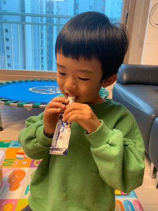 키즈텐플러스 연세 키즈텐 플러스 1개월 — 5점을 준 리뷰어가 2021년 4월 올린 사용 사진
