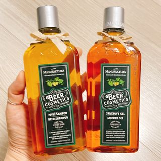 체코 비건화장품 마뉴팍투라 향좋은 천연 맥주샴푸 맥주샤워젤 — 4.5점을 준 리뷰어가 2022년 5월 올린 사용 사진