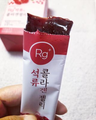 함초록 Rg+ 석류콜라겐젤리 — 5점을 준 리뷰어가 2021년 3월 올린 사용 사진