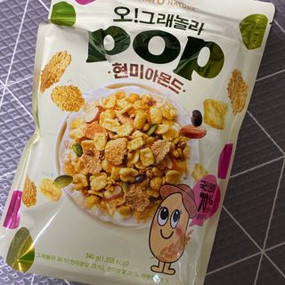 오!그래놀라팝 현미아몬드 — 5점을 준 리뷰어가 2022년 4월 올린 사용 사진