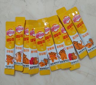 광동생활건강 프리 [광동] VB와 VC를 함유한 멀티 비타민 비타 500 데일리 스틱 180포 — 5점을 준 리뷰어가 2022년 5월 올린 사용 사진
