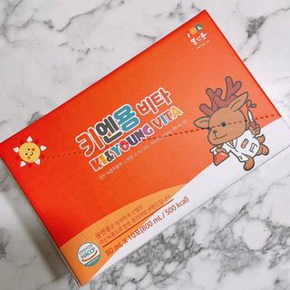[몸엔용] 아이가 먹는 달콤 국산녹용 키엔용 비타  80ml x 10포 — 5점을 준 리뷰어가 2021년 7월 올린 사용 사진