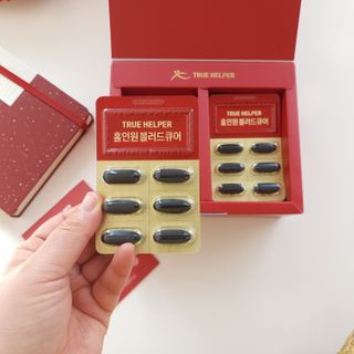 트루헬퍼 홀인원 블러드큐어 혈행+혈압+콜레스테롤 한번에 1박스 1개월 — 5점을 준 리뷰어가 2023년 2월 올린 사용 사진