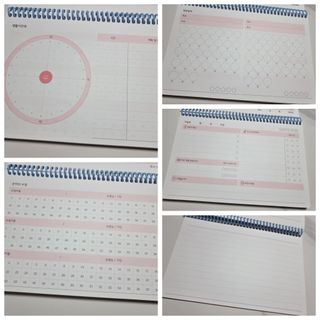 리훈 차일드라이크 초등학생 스터디 플래너 — 5점을 준 리뷰어가 2021년 10월 올린 사용 사진