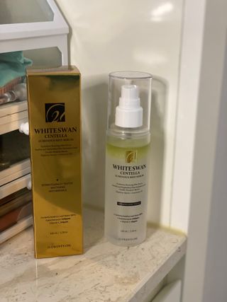 오투에니원 화이트스완 센텔라 루미너스 미스트 세럼 100ml — 5점을 준 리뷰어가 2023년 1월 올린 사용 사진