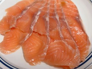 밸런스 다이어트랩 밸다랩 프리미엄 훈제연어 슬라이스 120g — 5점을 준 리뷰어가 2023년 4월 올린 사용 사진