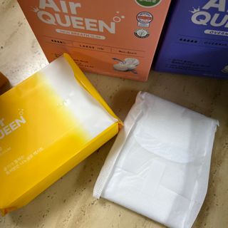 에어퀸 뉴브레스 유기농 생리대 4종 (팬티라이너 20P + 중형 10P + 대형 10P + 오버나이트 8P)_체험단 — 5점을 준 리뷰어가 2024년 5월 올린 사용 사진