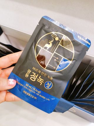 광동생활건강 [광동] 바르게 만든 녹용, 광동정녹청 30포. — 5점을 준 리뷰어가 2023년 3월 올린 사용 사진