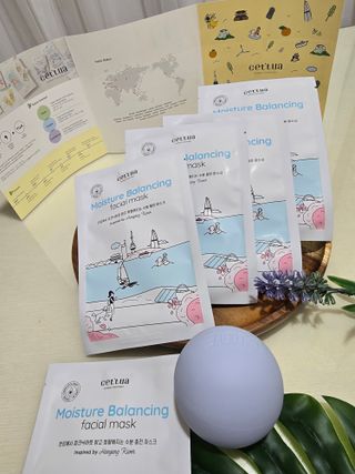 세뚜아(Cettua) [세뚜아] 모이스처 밸런싱 페이셜 마스크 Cettua Moisture Balancing Facial Mask 5매 — 5점을 준 리뷰어가 2024년 3월 올린 사용 사진