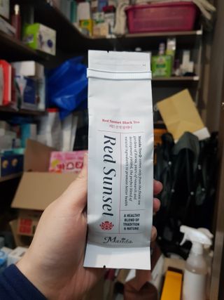 마시다 붉은 석양 빛을 담은 프리미엄 수제 블렌딩 홍차, 레드선셋블랙티 — 5점을 준 리뷰어가 2021년 3월 올린 사용 사진