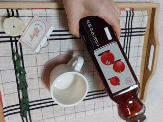[바이윙클] 페르시아 유기농 석류 착즙주스 750ml 2병 + 선물박스 세트 — 5점을 준 리뷰어가 2022년 3월 올린 사용 사진