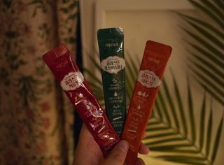 서울에프엔비 콜라스틴 3종 뷰티젤리스틱 45입 [ABC핏 15입 /  석류핏 15입 / 청스피루리나 15입] — 5점을 준 리뷰어가 2021년 7월 올린 사용 사진