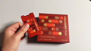 프리마인 귀족의 콜라겐, 92배 흡수율. 럭셔리 프리미엄 셀라브 콜라겐필름 30매 — 5점을 준 리뷰어가 2021년 12월 올린 사용 사진
