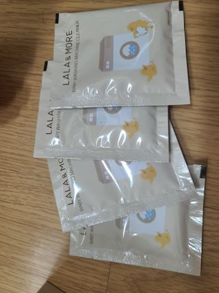라라앤모어 유아 액체세제+세탁기클리너 — 5점을 준 리뷰어가 2022년 3월 올린 사용 사진