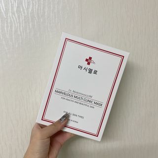 닥터마시멜로 마블러스 멀티 클리닉 마스크 — 5점을 준 리뷰어가 2021년 2월 올린 사용 사진
