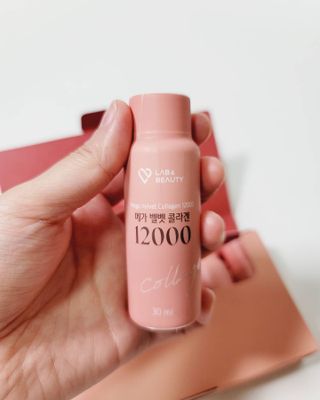 랩앤뷰티 메가 벨벳 콜라겐 12000 — 5점을 준 리뷰어가 2021년 5월 올린 사용 사진