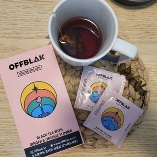 [오프블랙] 아침을 상큼하게 시작하는 에너지티! 유아골든 블렌딩홍차 12T — 5점을 준 리뷰어가 2021년 11월 올린 사용 사진