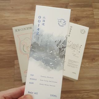 라쿰 북해도 헤어퍼퓸 (헤어에센스/오일) 100ml — 5점을 준 리뷰어가 2023년 4월 올린 사용 사진