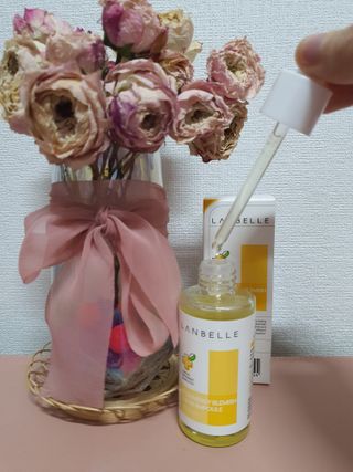 랑벨 비타 에너지 잡티 앰플 50ml 고농축 비타민, 저자극, 수분 촉촉, 미백 앰플 — 5점을 준 리뷰어가 2022년 4월 올린 사용 사진