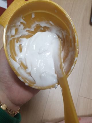 메디필 레드 락토 콜라겐 모델링 팩 — 4점을 준 리뷰어가 2021년 3월 올린 사용 사진
