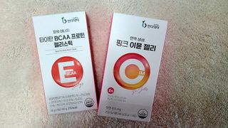 인디닥터 면역 생생 핑크 이뮨 젤리 + 타이탄 BCAA 프로틴 젤리스틱 — 5점을 준 리뷰어가 2022년 5월 올린 사용 사진