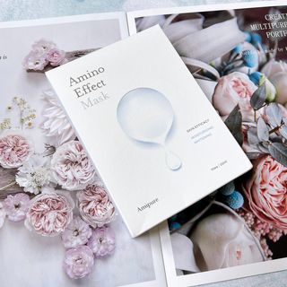 아미퓨어 촉촉하고 밝은 피부를 만들어주는 1일1팩, 아미노이펙트 마스크 10매 — 5점을 준 리뷰어가 2021년 6월 올린 사용 사진