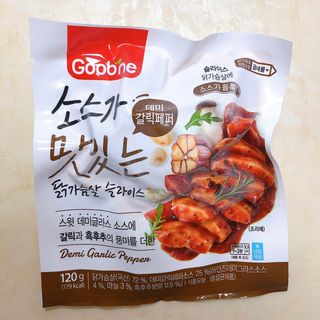 굽네몰 [굽네] 소스가 맛있는 닭가슴살 슬라이스 4종 — 5점을 준 리뷰어가 2021년 5월 올린 사용 사진