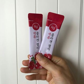 함초록 Rg+ 석류콜라겐젤리 — 5점을 준 리뷰어가 2021년 3월 올린 사용 사진