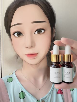 랑팡 EGF+FGF 10ppm 리포좀 앰플 원액 10ml — 5점을 준 리뷰어가 2021년 10월 올린 사용 사진