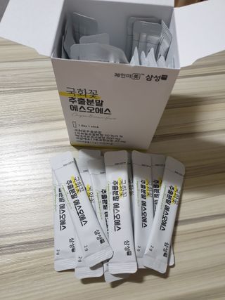 체인미 국화꽃 추출분말 에스오에스 곡류효소 과일채소 17종 혼합 분말 스틱 — 5점을 준 리뷰어가 2021년 12월 올린 사용 사진