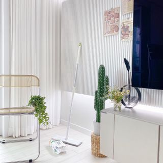 3M 스카치브라이트 재활용 PET 정전기청소포 대형 30매 (막대걸레 증정) — 5점을 준 리뷰어가 2023년 5월 올린 사용 사진