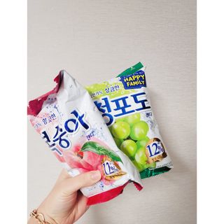 청포도캔디 복숭아캔디 — 5점을 준 리뷰어가 2022년 11월 올린 사용 사진