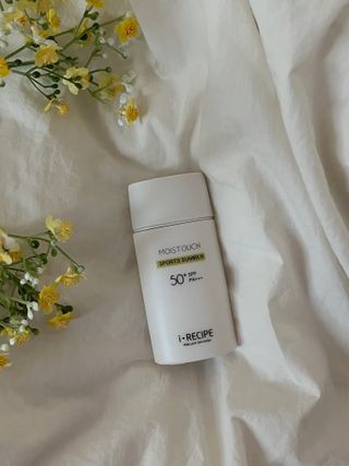 아이레시피 모이스트터치 스포츠 선밀크 50ml (SPF50+ PA+++) — 5점을 준 리뷰어가 2023년 2월 올린 사용 사진
