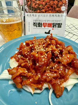 [닭집아들] 직화무뼈닭발 & 직화양념불닭 — 5점을 준 리뷰어가 2024년 9월 올린 사용 사진