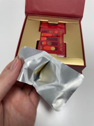 프리마인 귀족의 콜라겐, 92배 흡수율. 럭셔리 프리미엄 셀라브 콜라겐필름 30매 — 5점을 준 리뷰어가 2022년 5월 올린 사용 사진