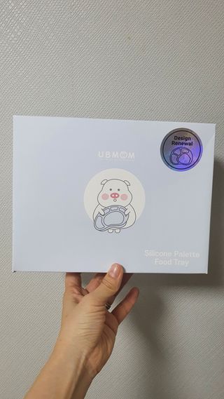 유비맘 캐릭터 실리콘 흡착 식판_색상 랜덤발송 — 5점을 준 리뷰어가 2021년 1월 올린 사용 사진