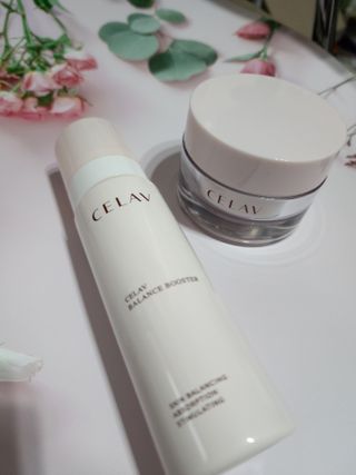 프리마인 바르기만 하면 철벽 스킨케어+24시간 마스크팩 효과. 셀라브 리제너레이팅 시스템 부스터+크림 세트 — 5점을 준 리뷰어가 2023년 7월 올린 사용 사진