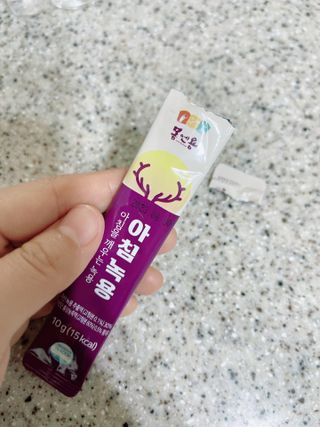 [몸엔용] 전국 이마트 런칭 신상, 아침을 깨우는 녹용 아침녹용 10g x 28포 — 5점을 준 리뷰어가 2021년 7월 올린 사용 사진