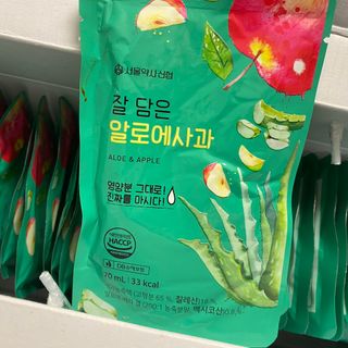 서울약사신협 잘 담은 알로애사과_70ml x 30포 — 5점을 준 리뷰어가 2021년 10월 올린 사용 사진
