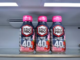 닥터유 프로 단백질드링크 40g 딸기 — 5점을 준 리뷰어가 2025년 7월 올린 사용 사진