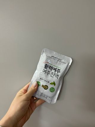 참유원 특허제조 활력 여주진액 여주즙 50포 — 5점을 준 리뷰어가 2022년 3월 올린 사용 사진