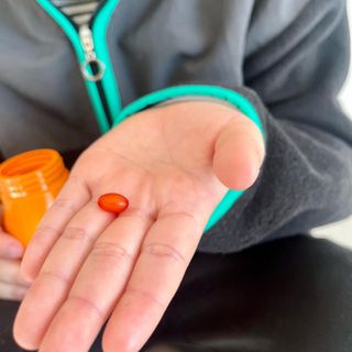 앙팡 츄어블 비타민D 1000 IU 130mg x 90정 — 5점을 준 리뷰어가 2023년 1월 올린 사용 사진