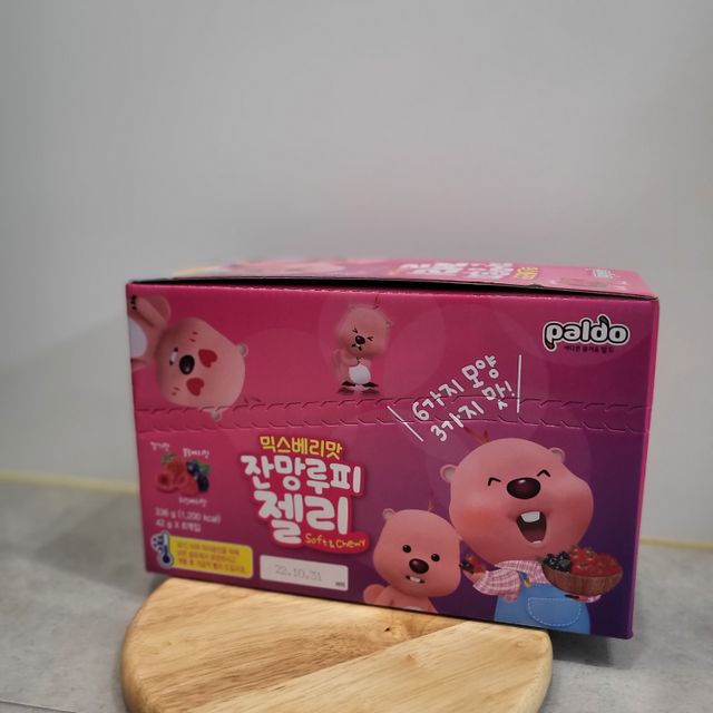 [팔도] 잔망루피젤리 믹스베리맛 42g 8개 리뷰 사진