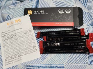 새롬바이오 리생 [미쾌변] 차전자피 식이섬유 건강기능식품 3팩 — 5점을 준 리뷰어가 2021년 6월 올린 사용 사진