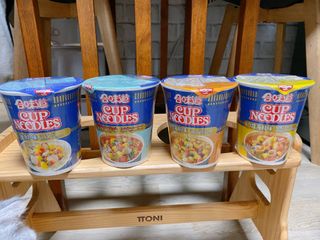 NISSIN 닛신 컵누들  4종 - 씨푸드오리지날, 씨푸드 스파이시, 씨푸드 커리, 씨푸드 XO소스 — 5점을 준 리뷰어가 2022년 4월 올린 사용 사진