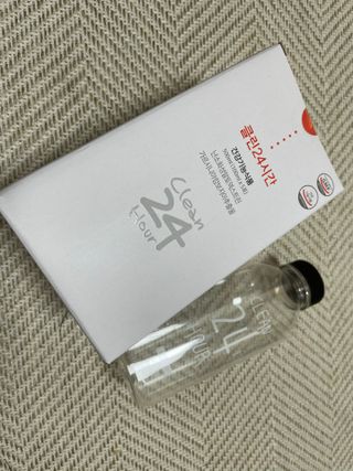 클린24시간 1BOX(5포) + 전용보틀(500ml) — 5점을 준 리뷰어가 2022년 8월 올린 사용 사진