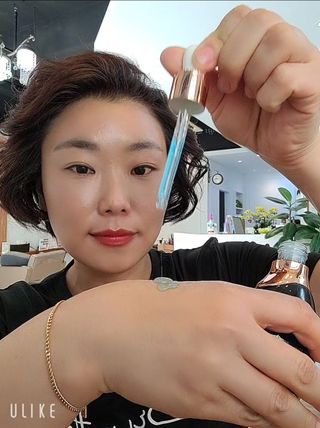 애디팬더 미생물 바이오 SF앰플 블루/그린 — 5점을 준 리뷰어가 2021년 4월 올린 사용 사진