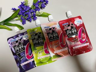 ORIHIRO 오리히로 곤약젤리 제로칼로리 130g 4종 4팩(맛별로 1팩씩) — 5점을 준 리뷰어가 2023년 1월 올린 사용 사진