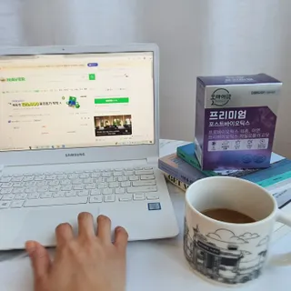 [유산균] 오마이락 프리미엄 포스트바이오틱스 30P — 5점을 준 리뷰어가 2022년 11월 올린 사용 사진